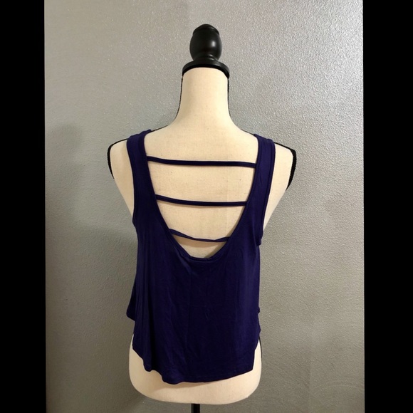 Rue21 Tops - NWT Rue21 Open Back Purple Tank Top
